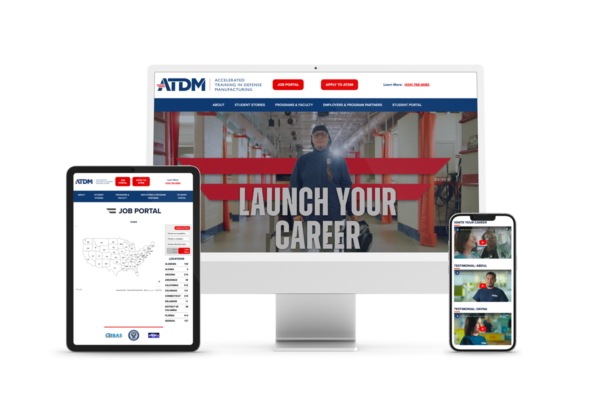 ATDM Website Mockup