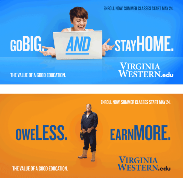 Virginia Western Digital Ads