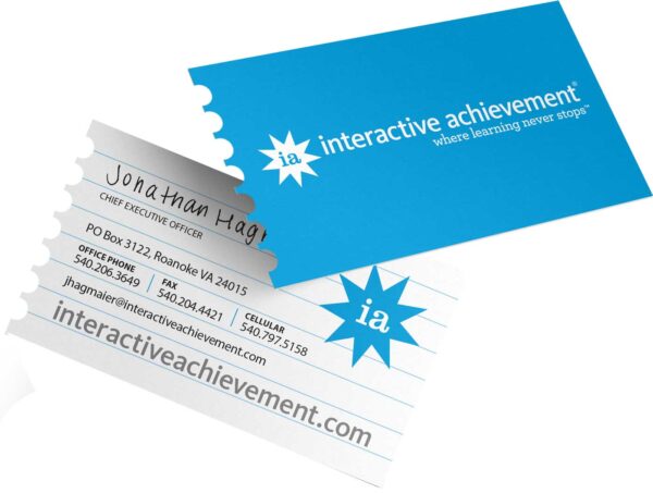 Interactive Achievement Business Cards