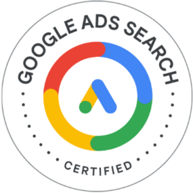 Google Ads search certified logo