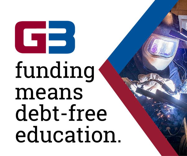 G3 debt-free banner