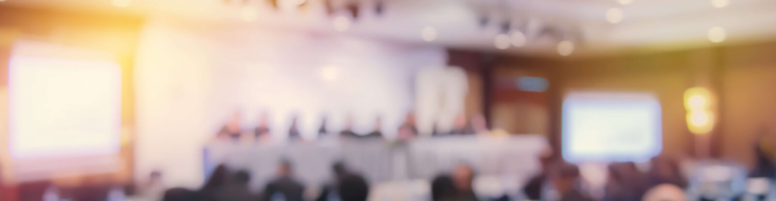 Room of people at a conference