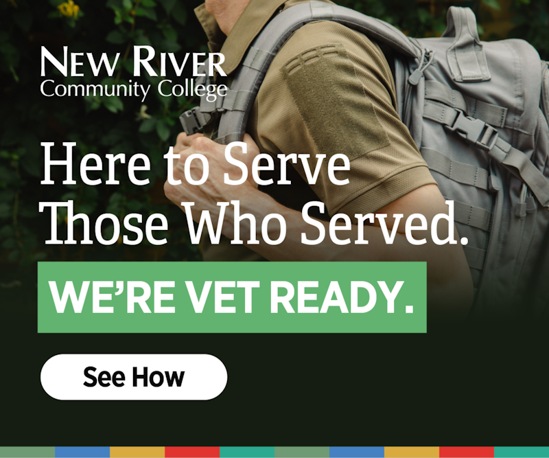 New River Community College sample banner