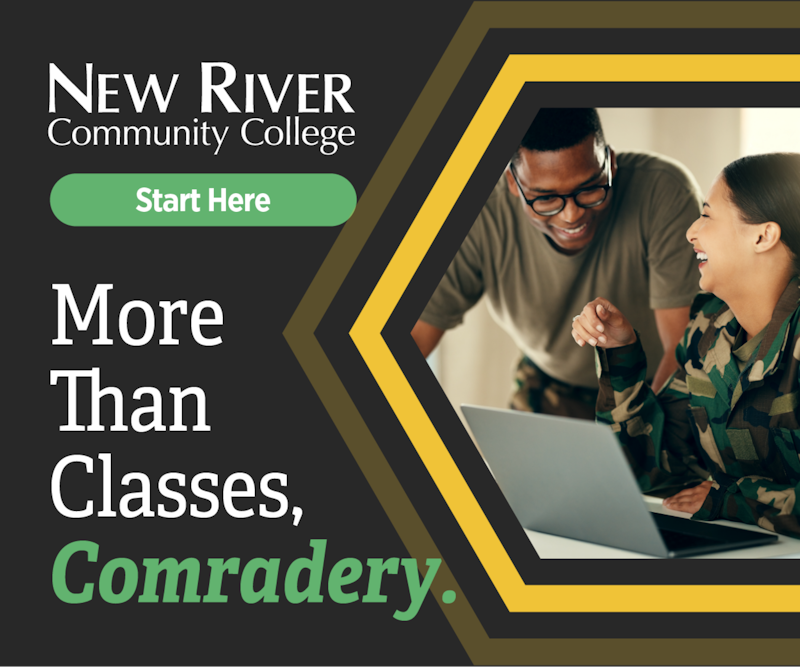 New River Community College sample banner