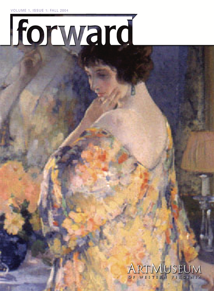 Cover of a sample issue of the Art Museum's magazine.