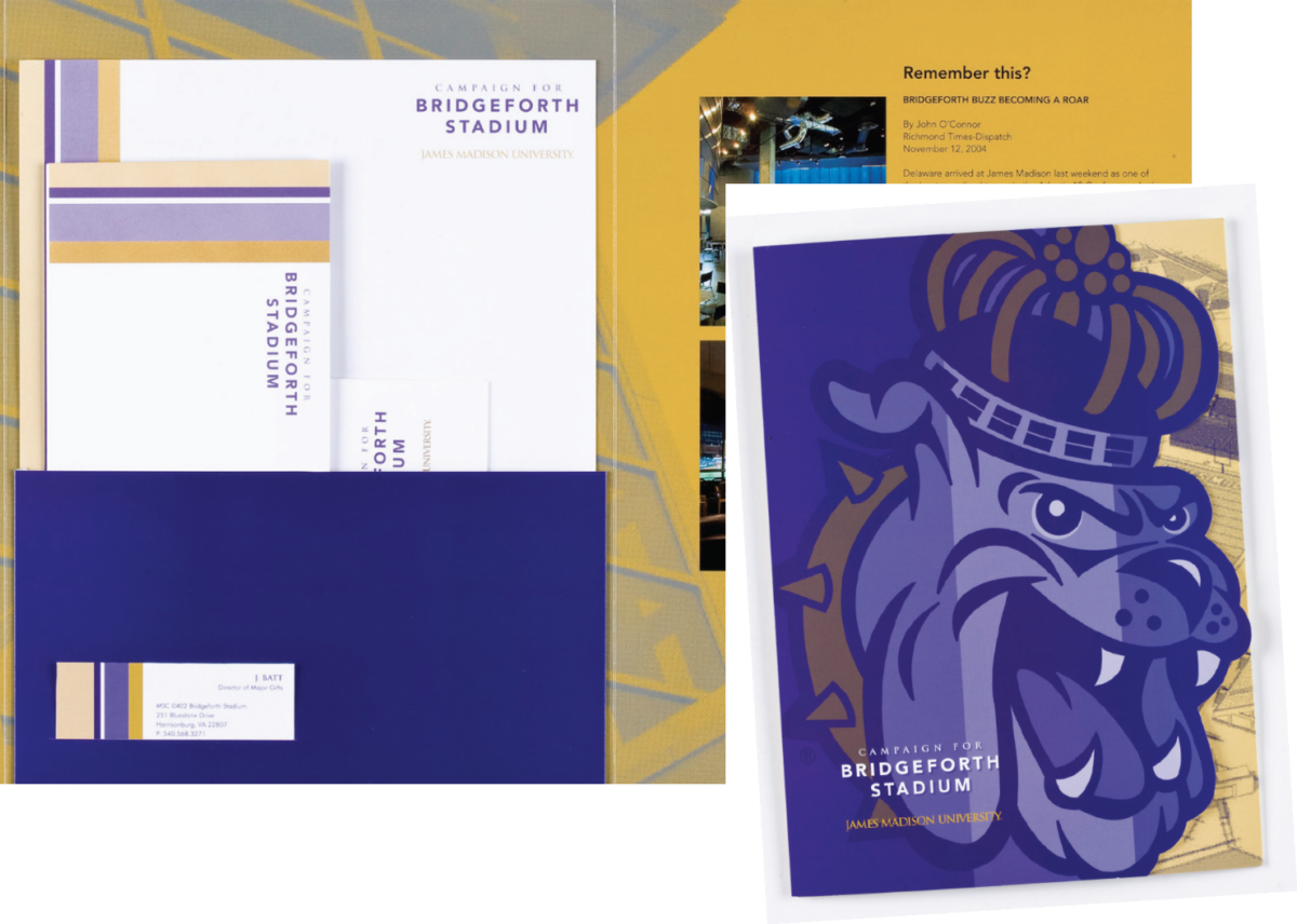 Samples of campaign materials.