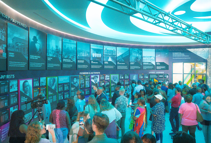 Melrose Plaza History Wall